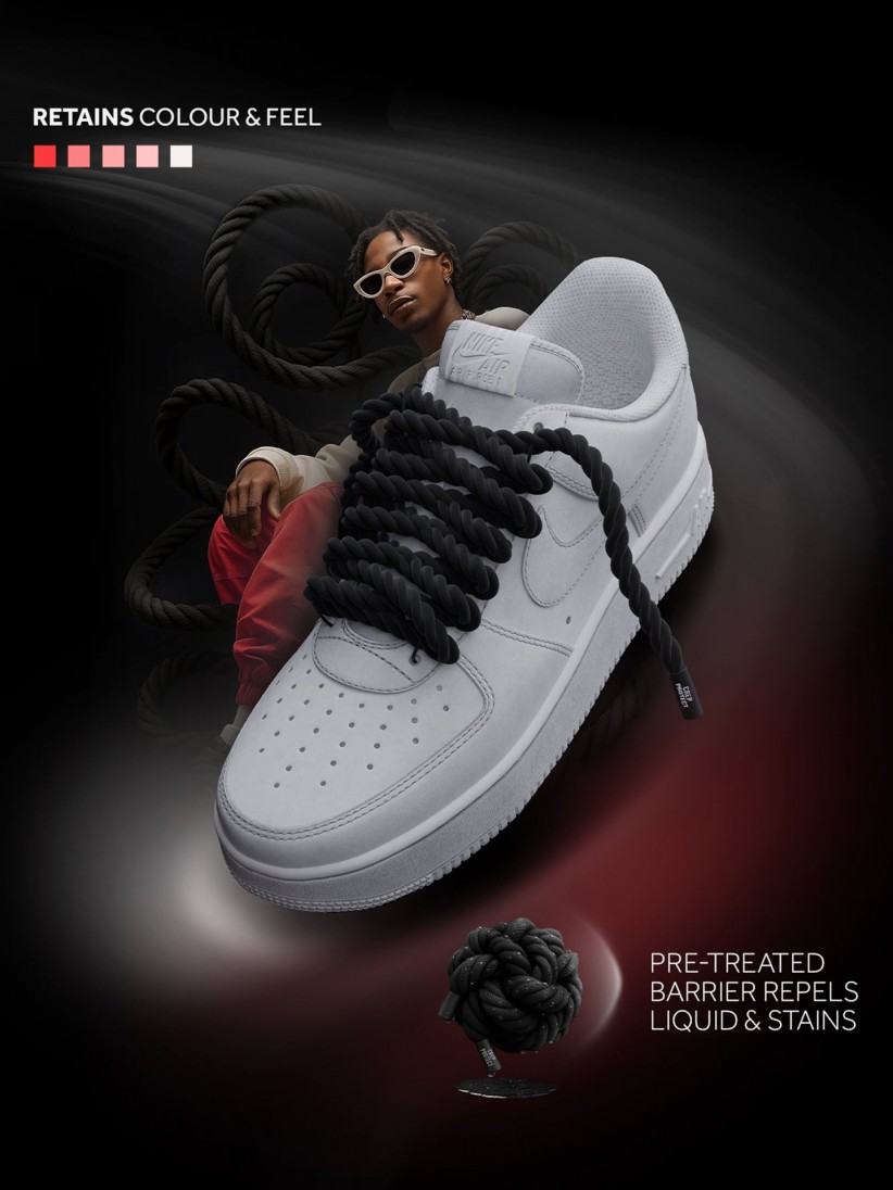 Crep Protect Rope Black Laces