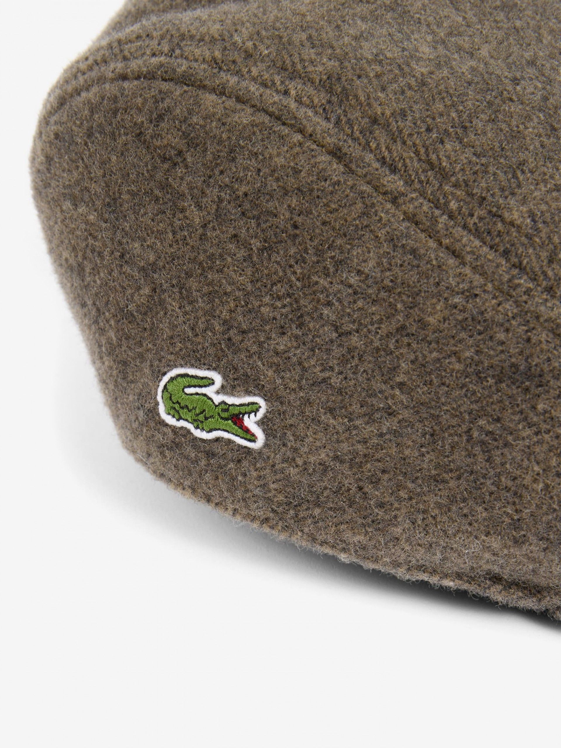 Lacoste Felted Wool Brown Beret