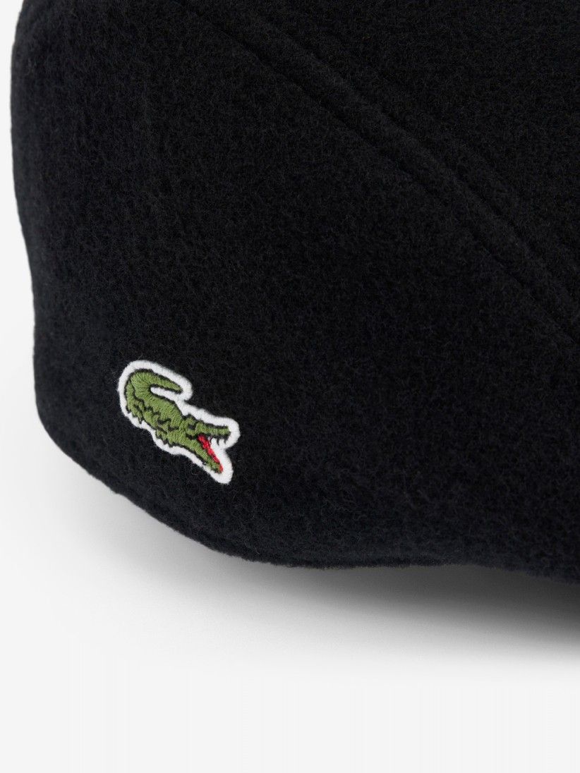 Lacoste Felted Wool Black Beret