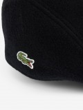 Lacoste Felted Wool Black Beret