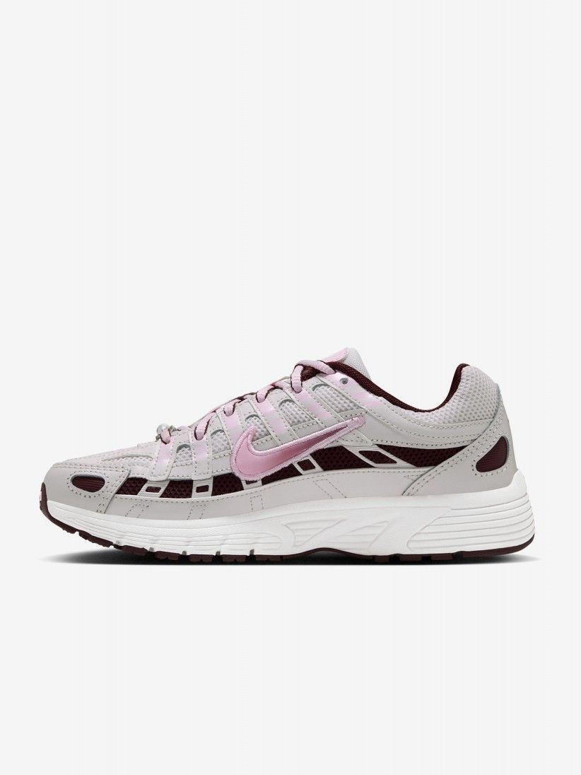 Zapatillas Nike P-6000 Grises, Rosa y Burdeos Júnior Zapatillas Nike P-6000 Grises, Rosa y Burdeos Júnior