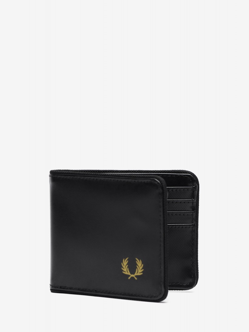 Cartera Fred Perry Poli�ster Recubierto Billfold Negra