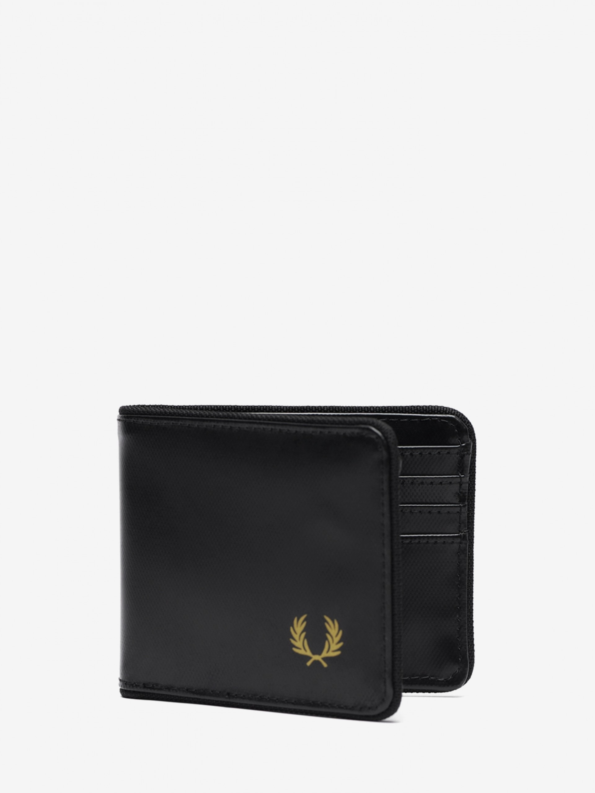 Carteira Fred Perry Poliéster Revestido Billfold Preta