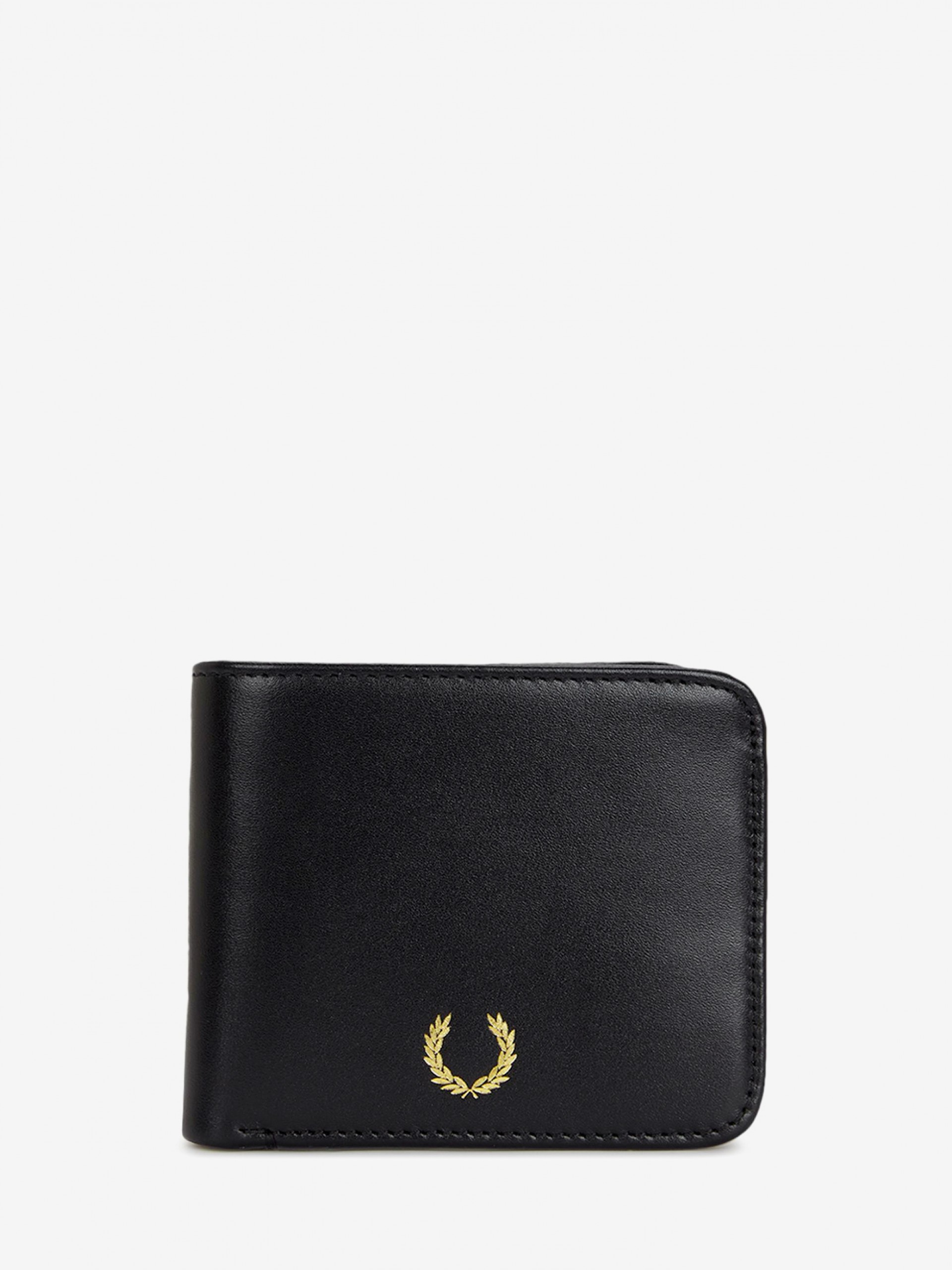 Cartera Fred Perry Piel Suave Billfold Negra