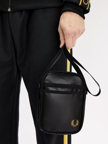 Bandolera Fred Perry Tonal Classic Negra
