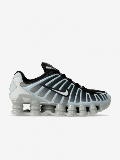 Sapatilhas Nike Shox TL Pretas, Azuis e Cinzentas J�nior