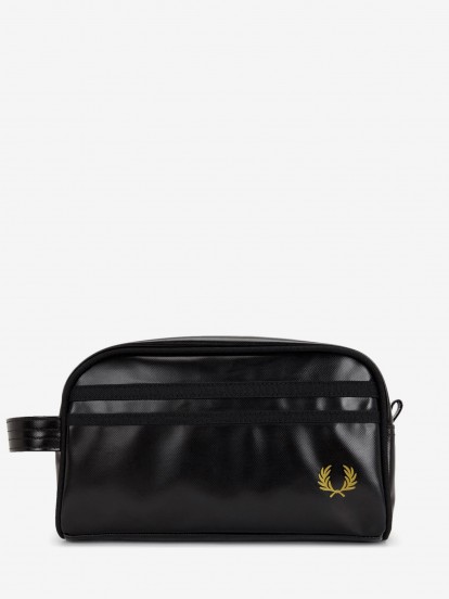 Necessaire Fred Perry Poli�ster Recubierto Negro