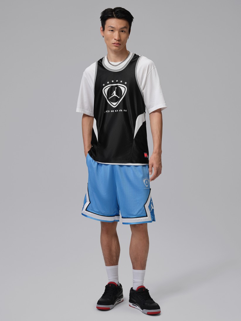 T-shirt de Alças Nike Jordan Brooklyn Preta Para Homem T-shirt de Alças Nike Jordan Brooklyn Preta Para Homem