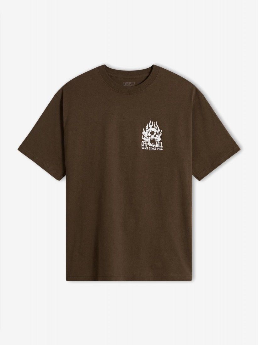 T-shirt Vans Off The Wall Fever Castanha T-shirt Vans Off The Wall Fever Castanha