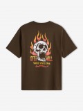 T-shirt Vans Off The Wall Fever Castanha T-shirt Vans Off The Wall Fever Castanha