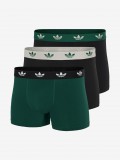 Calzoncillos Adidas Comfort Flex Cotton Negros y Verdes