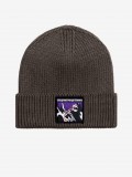 The North Face Logo Box Cuff Brown Beanie