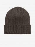 The North Face Logo Box Cuff Brown Beanie