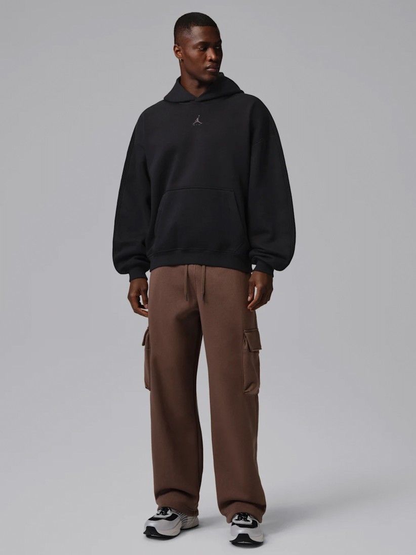 Sudadera con Capucha Nike Jordan Brooklyn Oversized Negra Para Hombre