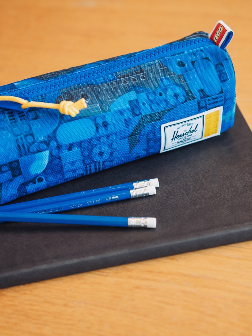 Herschel Settlement x LEGO Youth Blue Pencil Case For Children Herschel Settlement x LEGO Youth Blue Pencil Case For Children