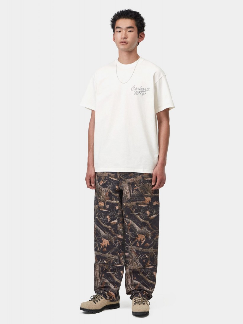 Camiseta Carhartt WIP Hatching Script Beige