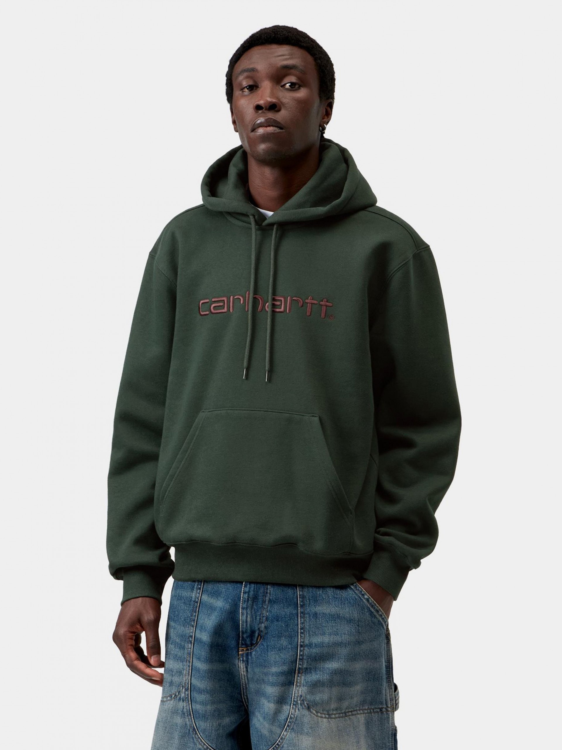 Sudadera con Capucha Carhartt WIP Sweat Verde