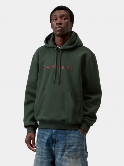 Camisola com Capuz Carhartt WIP Sweat Verde