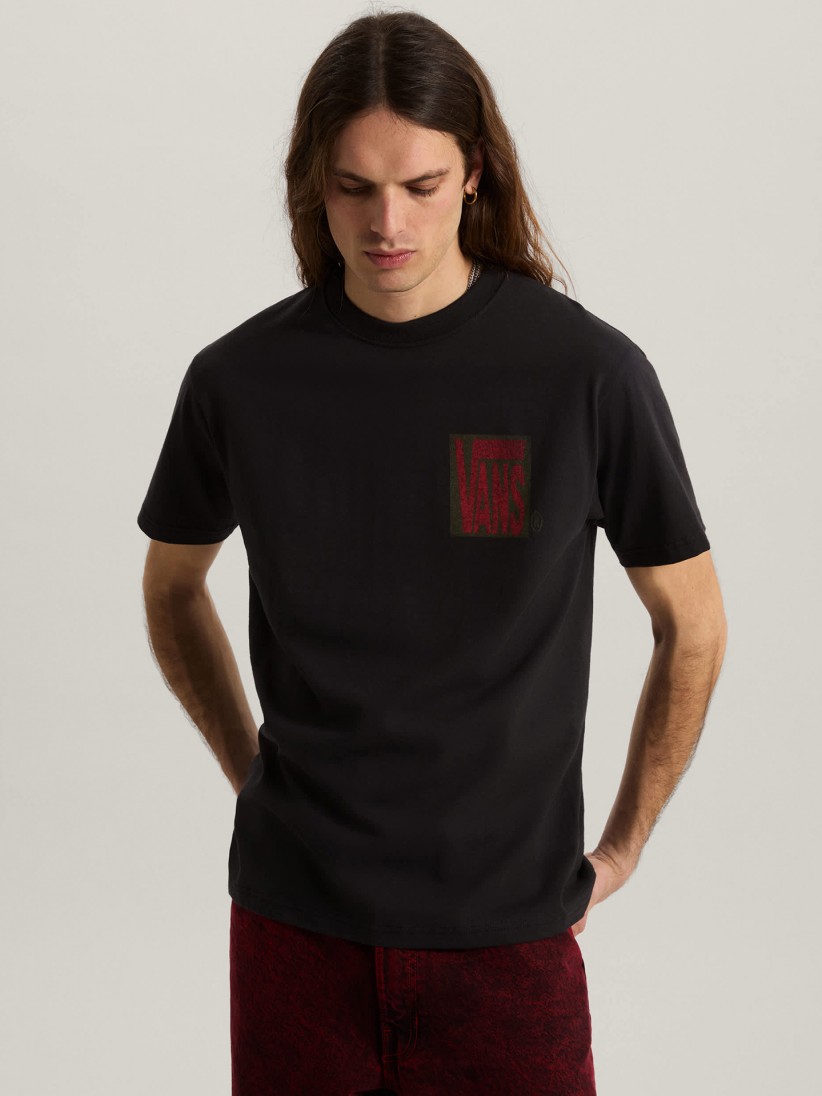 Vans Stretch Stack Crackle Black T-shirt Vans Stretch Stack Crackle Black T-shirt