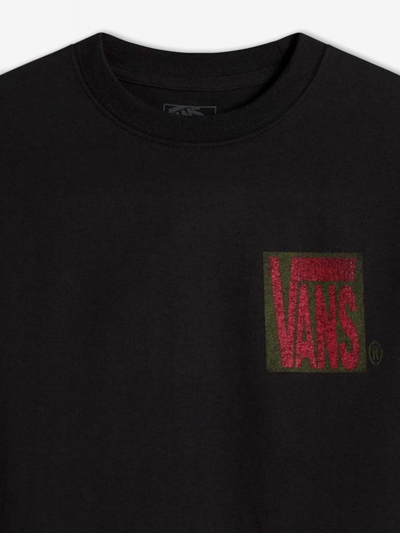 Vans Stretch Stack Crackle Black T-shirt Vans Stretch Stack Crackle Black T-shirt