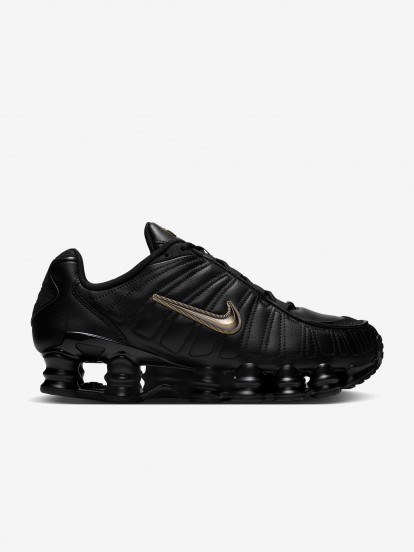 Zapatillas Nike Shox TL Negras y Bronce Para Mujer