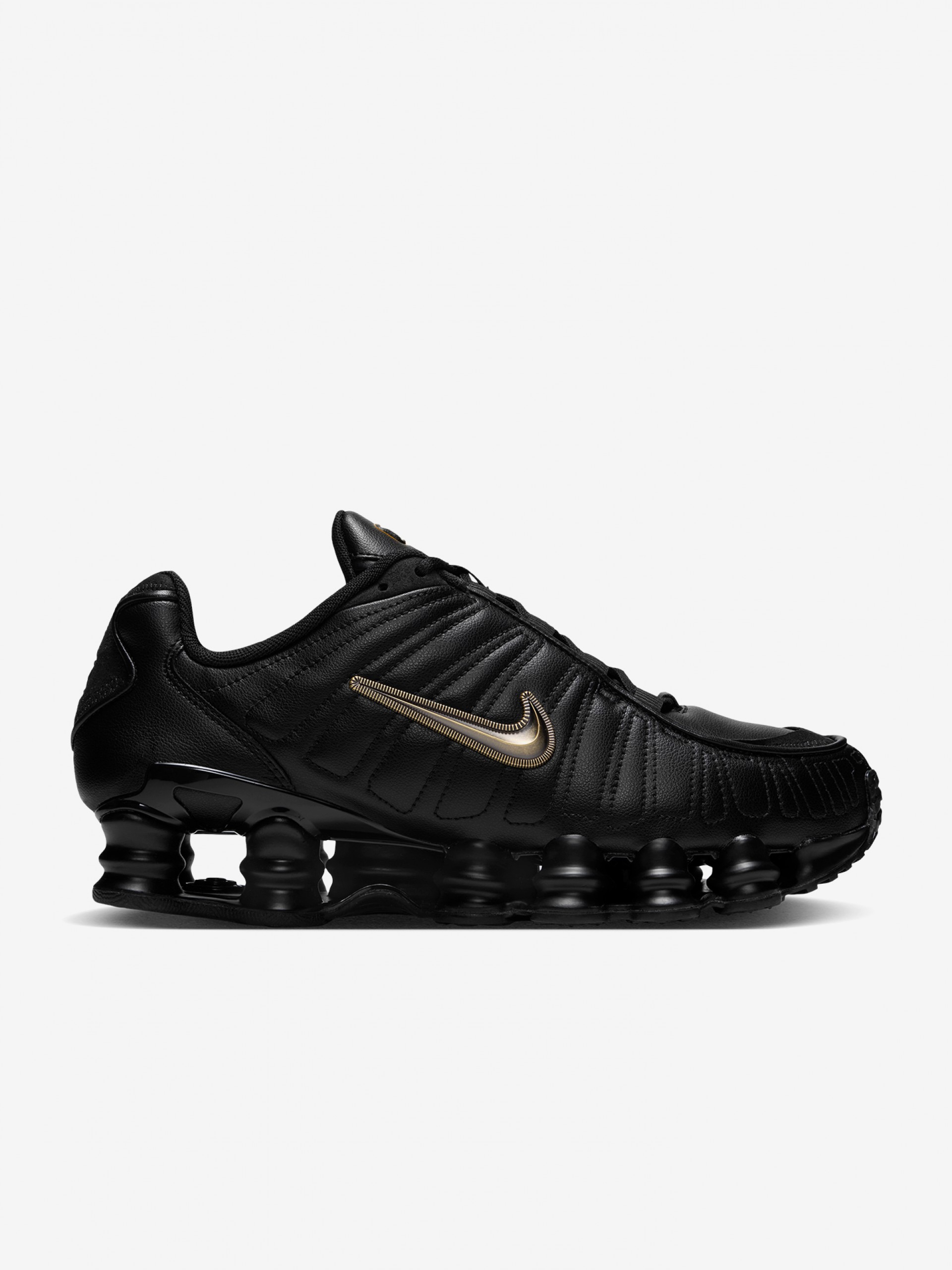 Sapatilhas Nike Shox TL Pretas e Bronze Para Mulher