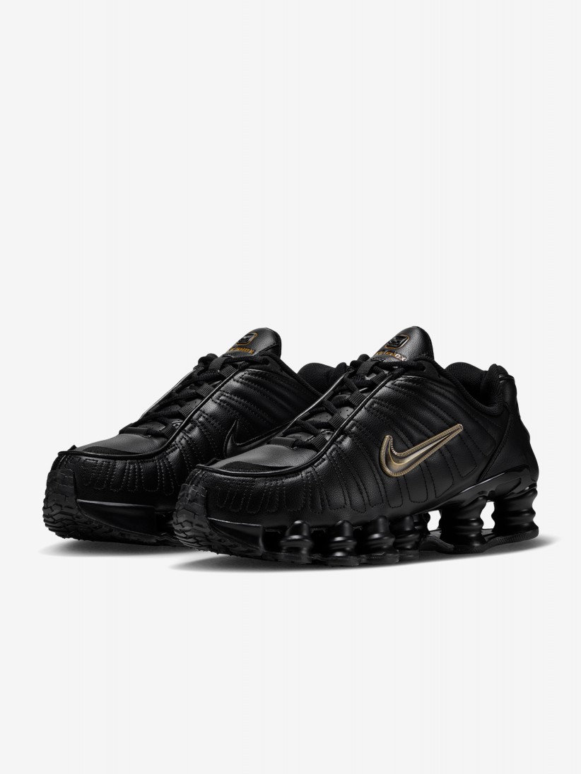 Sapatilhas Nike Shox TL Pretas e Bronze Para Mulher Sapatilhas Nike Shox TL Pretas e Bronze Para Mulher