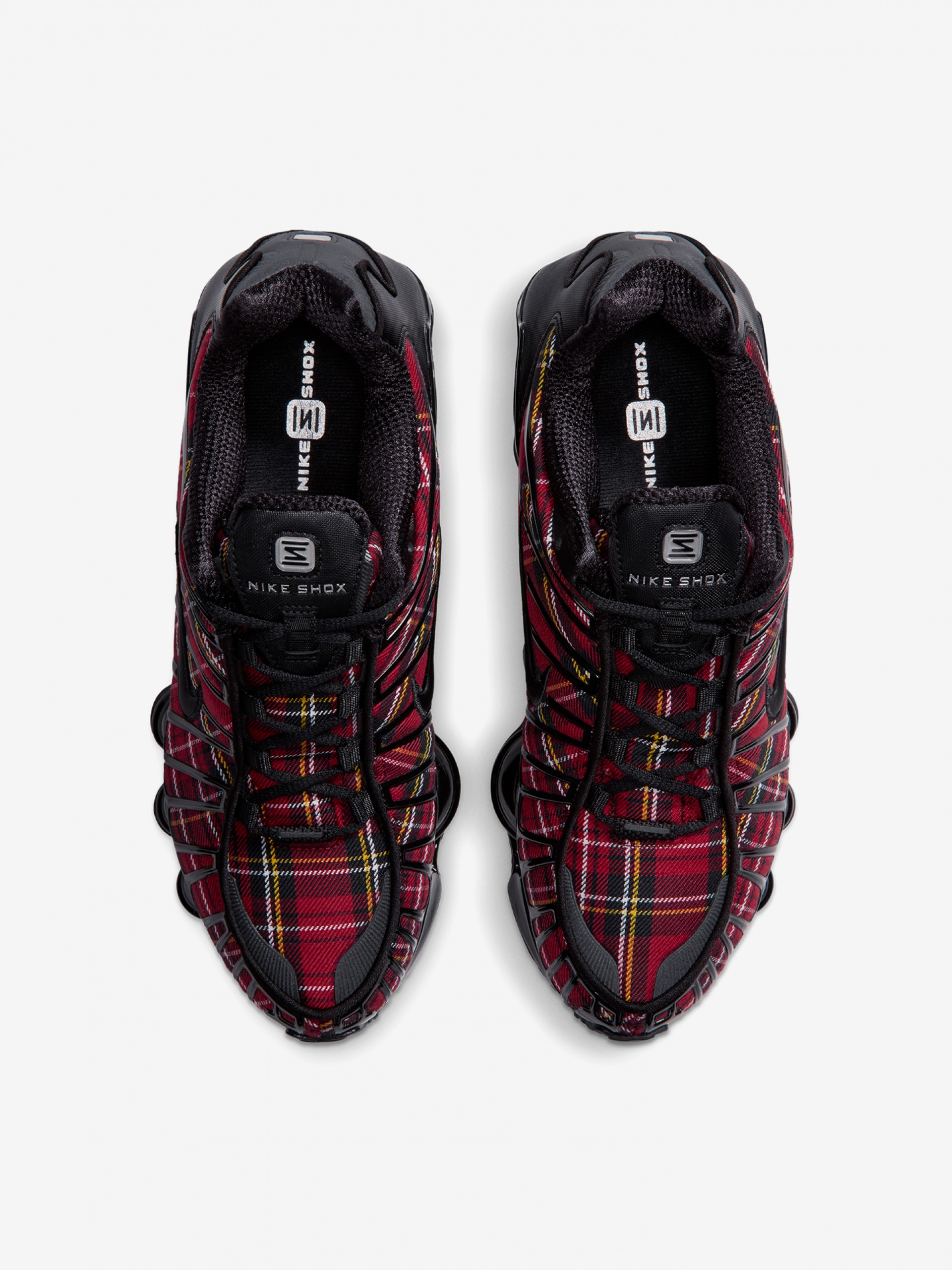 Sapatilhas Nike Shox TL Vermelhas e Pretas Para Mulher