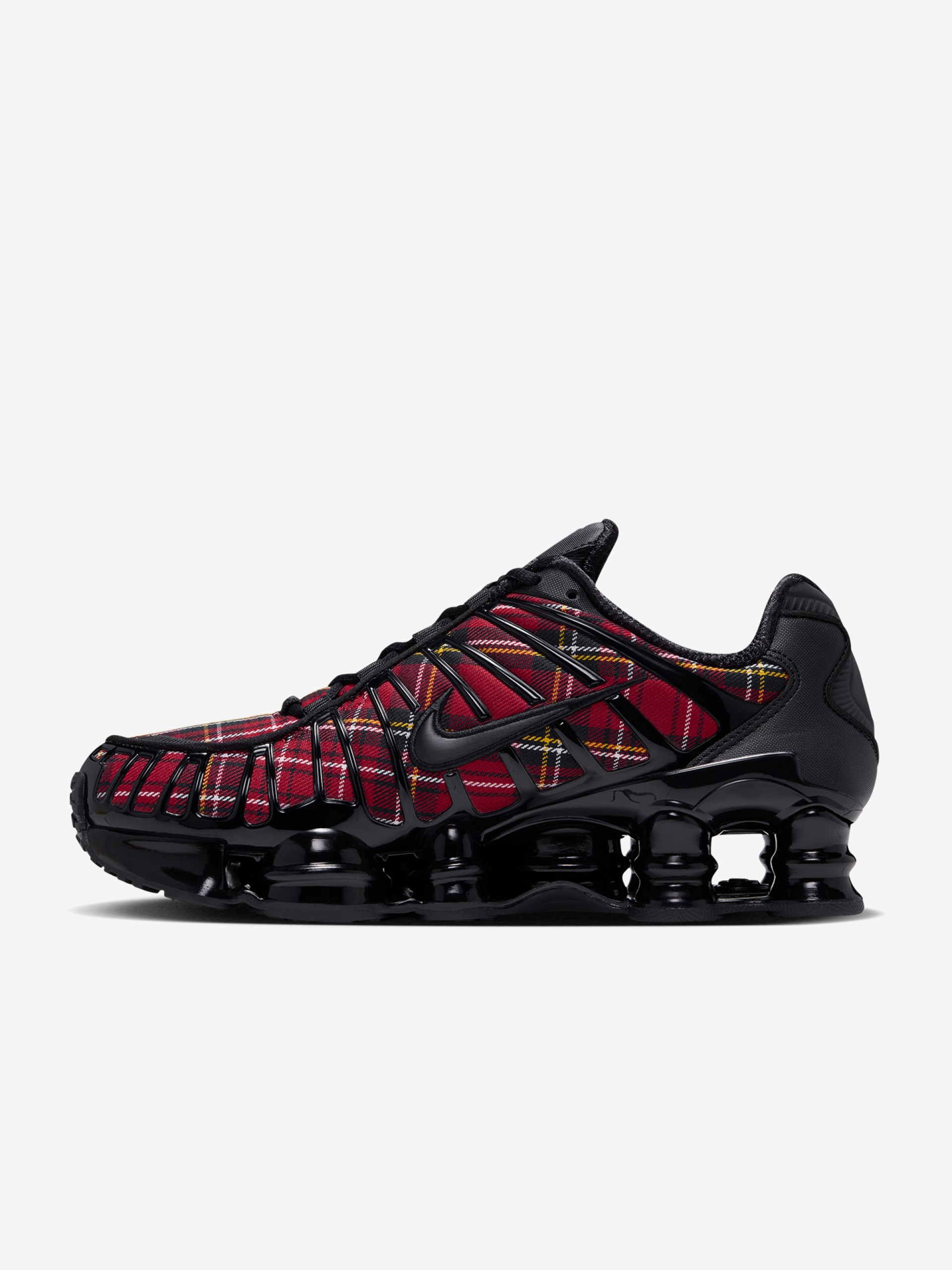 Sapatilhas Nike Shox TL Vermelhas e Pretas Para Mulher