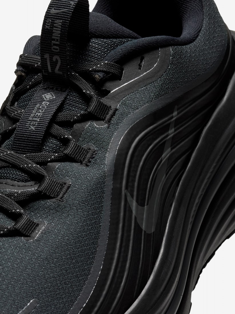 Sapatilhas de Running Nike Winflo 12 GORE-TEX Pretas e Verdes Para Homem