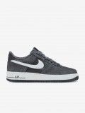 Nike Air Force 1 07 LV8 Grey Leather and Suede Sneakers For Men