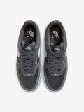 Nike Air Force 1 07 LV8 Grey Leather and Suede Sneakers For Men