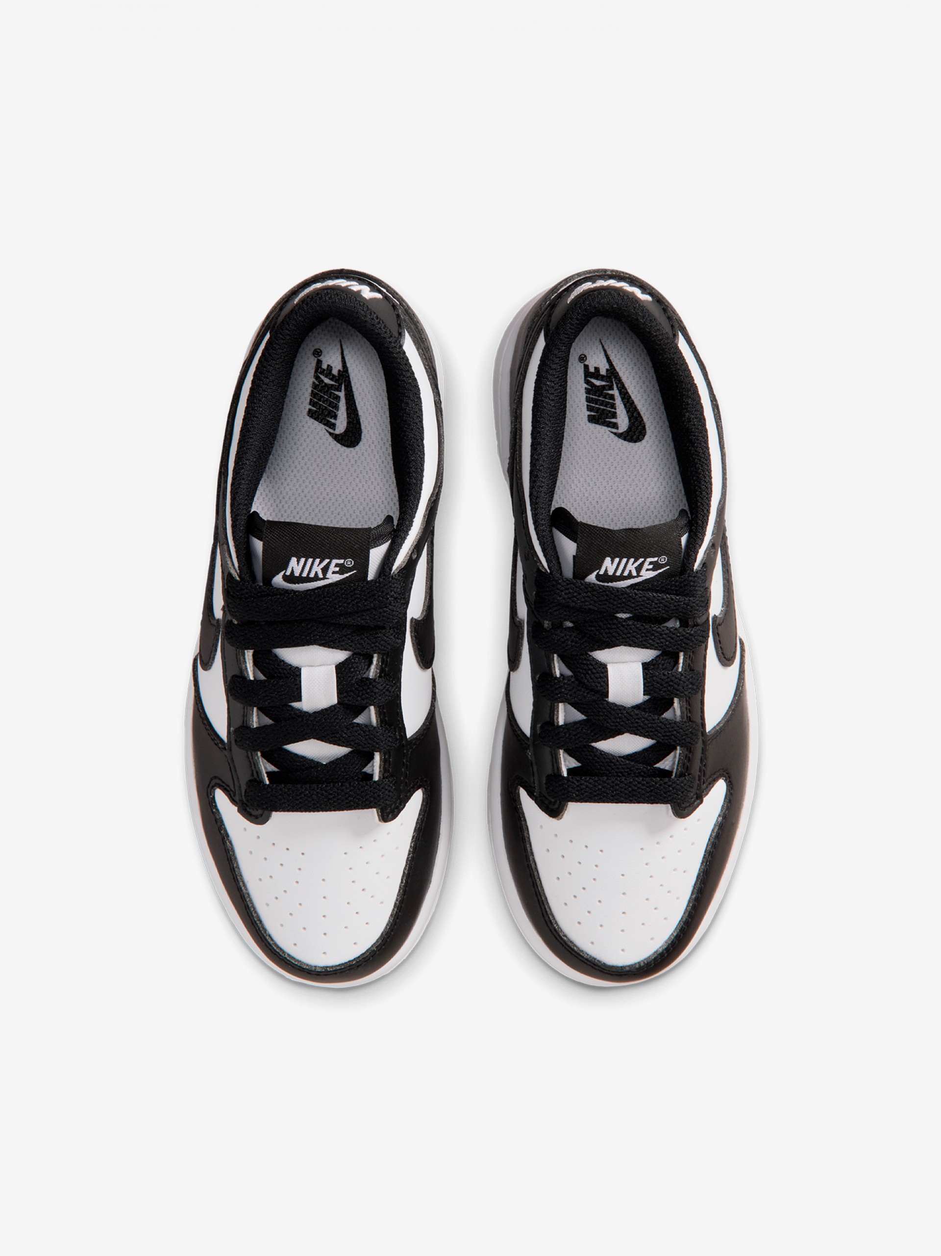Nike Dunk Low Black and White Sneakers For Children