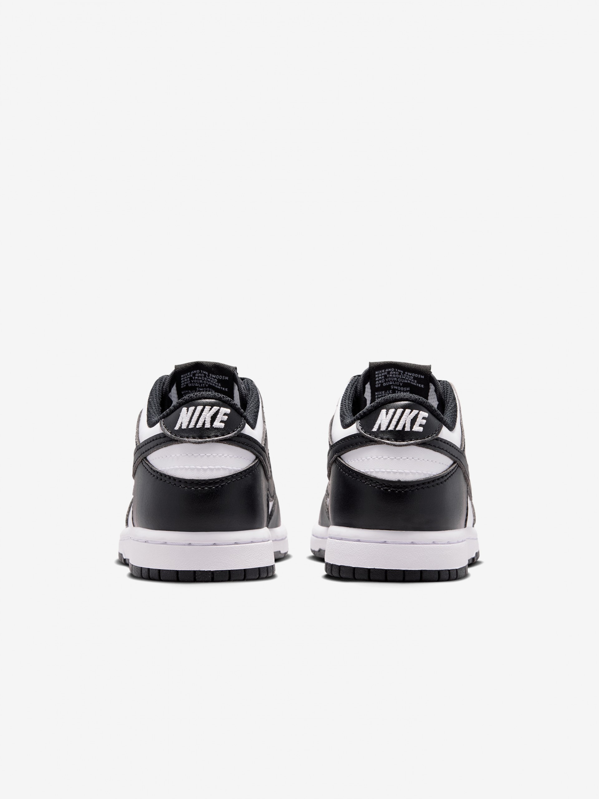 Nike Dunk Low Black and White Sneakers For Children