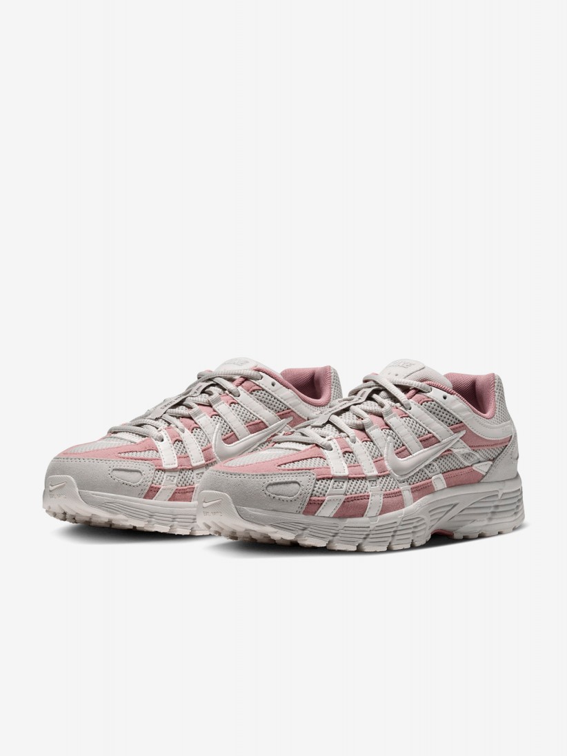 Nike P-6000 Pink and Grey Suede Sneakers For Women Nike P-6000 Pink and Grey Suede Sneakers For Women