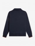 Fred Perry Collared Blue Zip Sweater