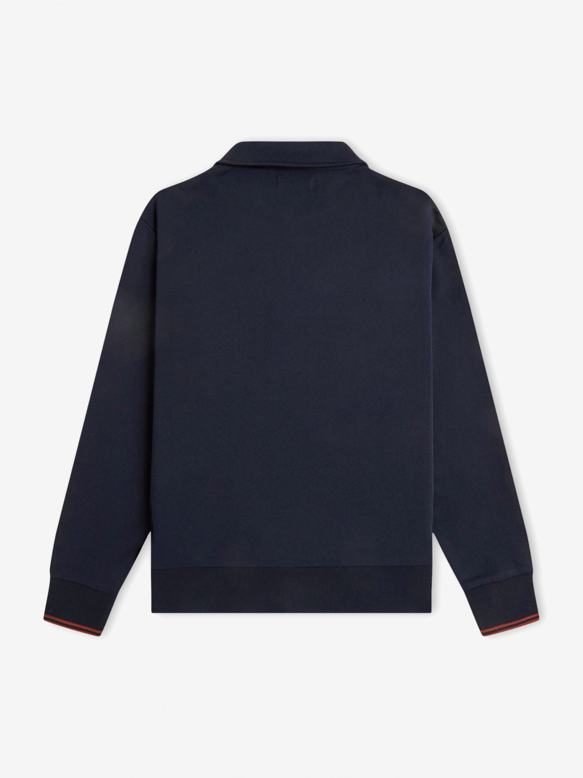 Fred Perry Collared Blue Zip Sweater