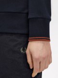 Fred Perry Collared Blue Zip Sweater