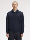 Fred Perry Collared Blue Zip Sweater
