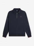 Fred Perry Collared Blue Zip Sweater