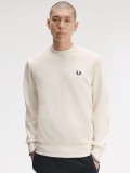 Camisola Fred Perry Crew Neck Bege Camisola Fred Perry Crew Neck Bege