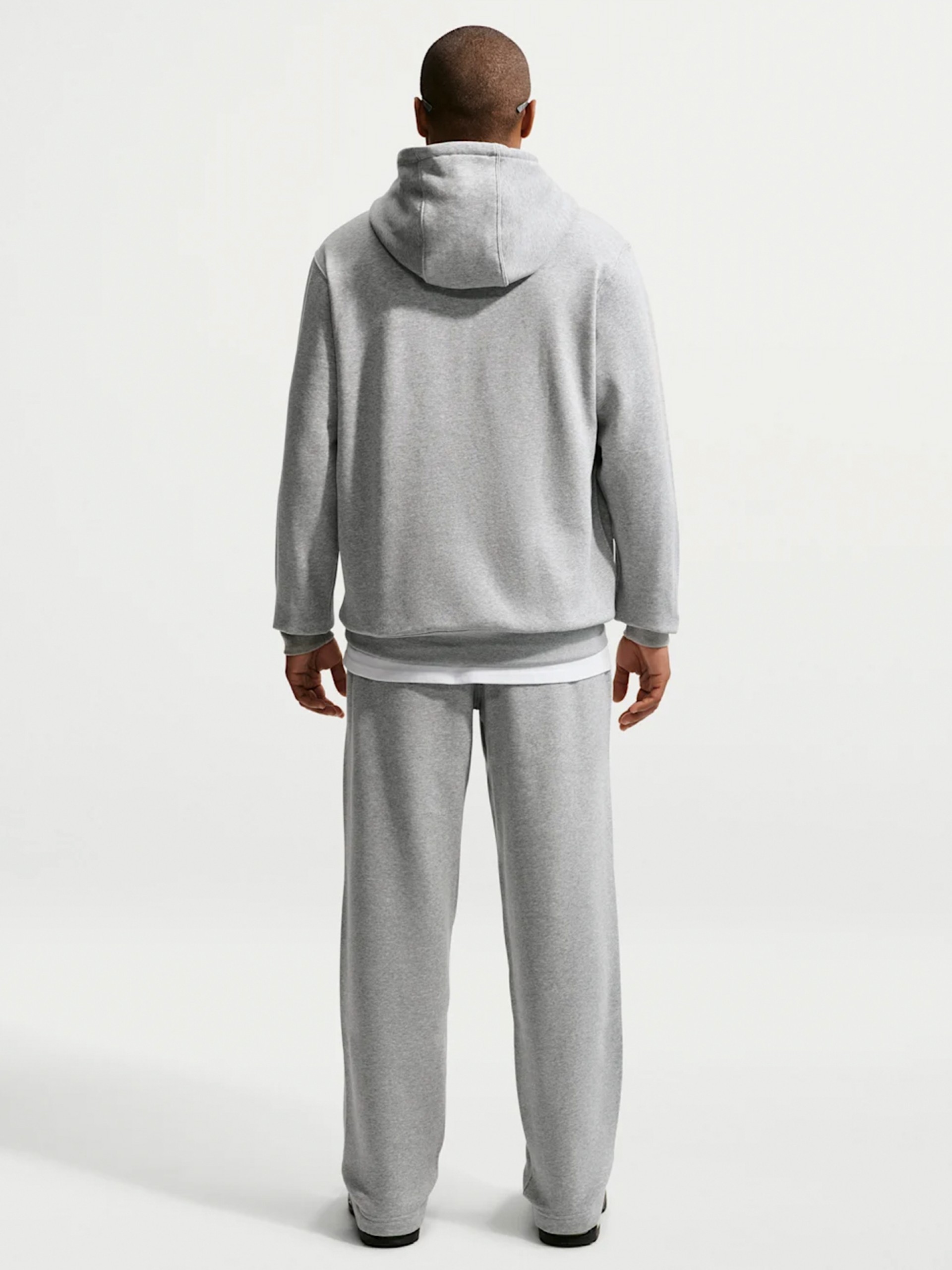 Calças Nike Club Fleece Cinzentas Para Homem