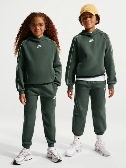 Ch�ndal Nike Sportswear Club Fleece J�nior Verde