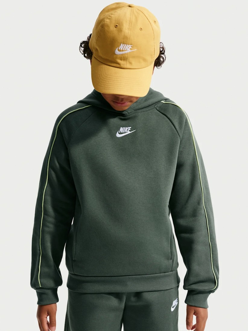 Nike Sportswear Club Fleece Junior Green Tracksuit Nike Sportswear Club Fleece Junior Green Tracksuit