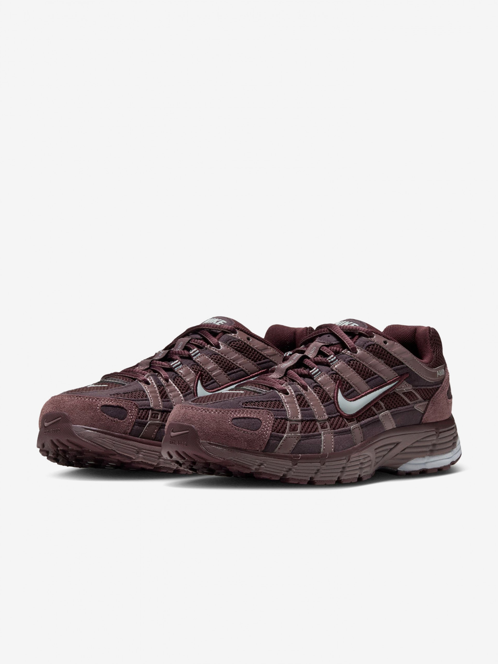 Sapatilhas Nike P-6000 Bordeaux Em Camurça Para Mulher