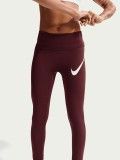 Leggings de Running Nike Tempo Swoosh High Rise 7/8 Burdeos Para Mujer