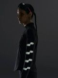 Sudadera con Cremallera de Running Nike Tempo Flash Dri-FIT Negra Para Mujer
