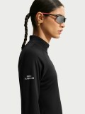 Sudadera con Cremallera de Running Nike Tempo Flash Dri-FIT Negra Para Mujer