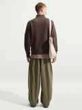 Nike Sportswear Club Fleece Brown Zip Sweater For Men