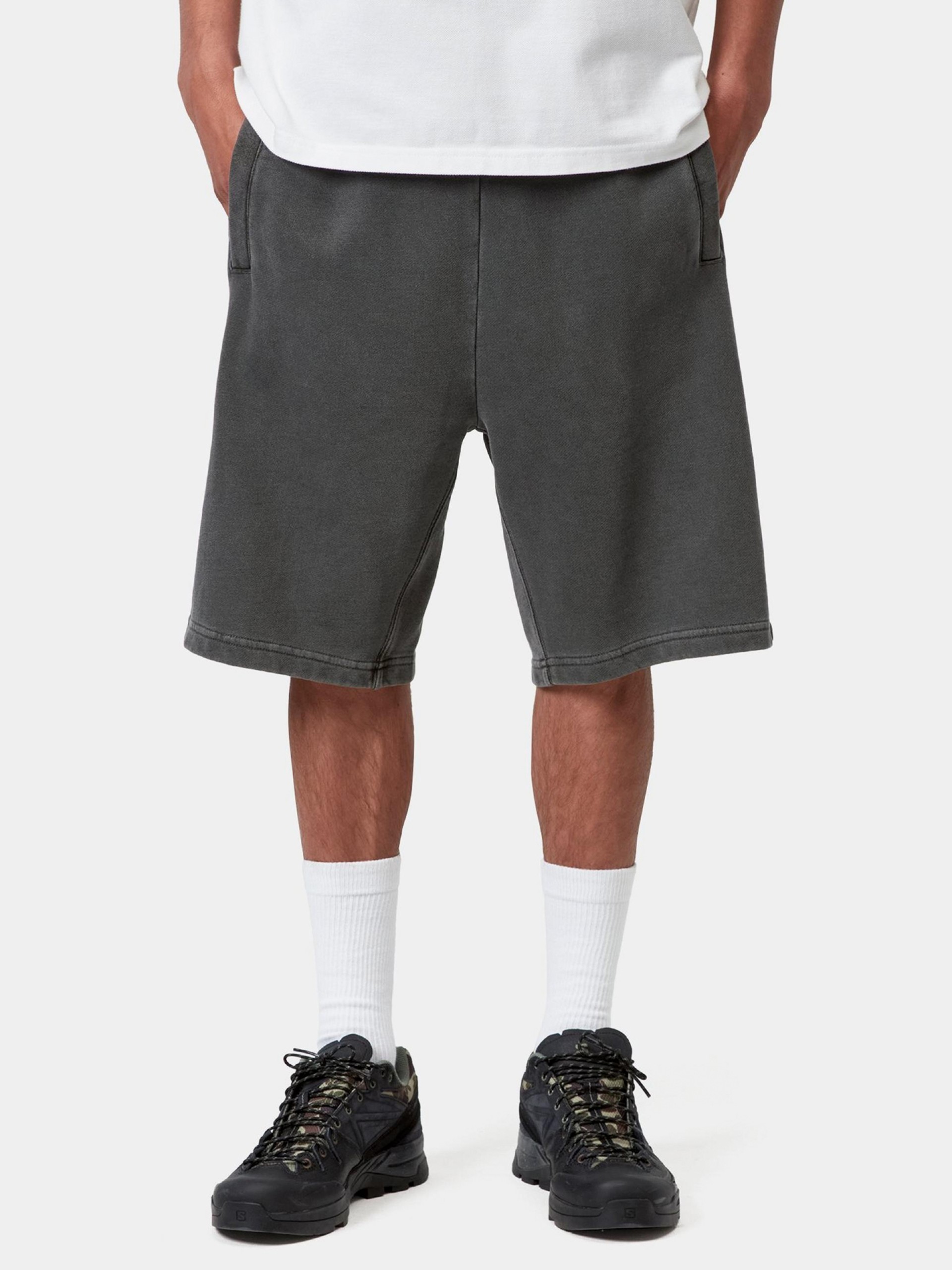 Carhartt WIP Nelson Black (Garment Dyed) Shorts